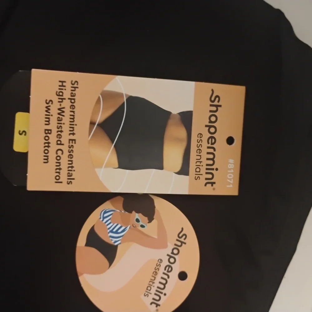 High-Waisted Tummy Control Bikini Bottom - Black - Picture 4 of 11